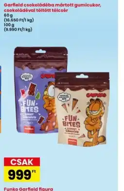 Interspar Garfield gumicukor és tölcsér ajánlat