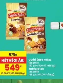 Interspar Győri Édes keksz/zabfalatok ajánlat