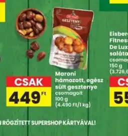 Interspar Marani hámozott sült gesztenye ajánlat