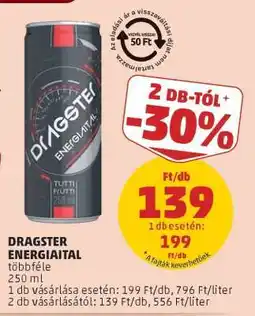 PENNY Dragster Energiaital ajánlat