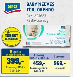 Metro Aro baby nedves törlőkendő ajánlat