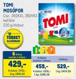 Metro Tomi Mosópor ajánlat