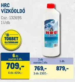 Metro HRC vízkőoldó ajánlat