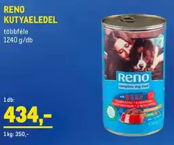 Metro Reno kutyaeledel ajánlat