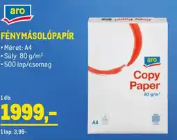 Metro Aro Fénymásolópapír ajánlat