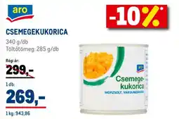 Metro Aro Csemegekukorica ajánlat