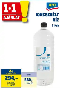 Metro Aro Ioncserélt víz ajánlat