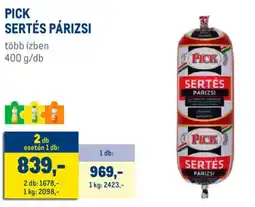 Metro Pick sertés párizsi ajánlat