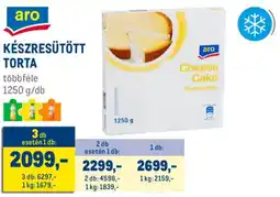Metro Aro Készresütött torta ajánlat