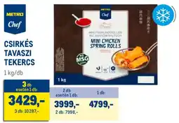 Metro Metro Chef Csirkés tavaszi tekercs ajánlat
