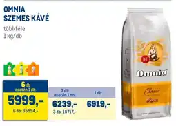 Metro Omnia szemes kávé ajánlat