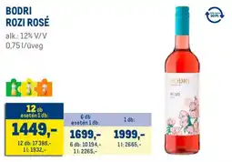 Metro Bodri Rozi Rosé ajánlat