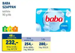 Metro Baba szappan ajánlat