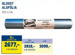 Metro Glossy alufólia ajánlat