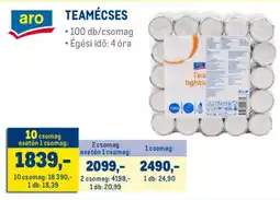 Metro Aro Teamécses ajánlat