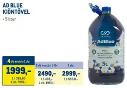 Metro Ad Blue Kiöntővel ajánlat