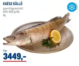 Metro Egész süllő ajánlat