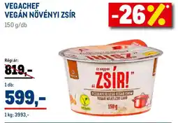 Metro Vegachef vegán növényi zsír ajánlat