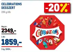 Metro Celebrations desszert ajánlat