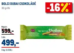 Metro Bolci Dubai csokoládé ajánlat