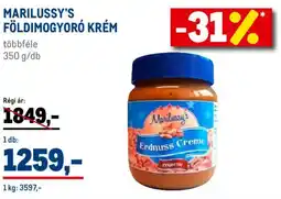 Metro Marilussy's Földimogyoró krém ajánlat
