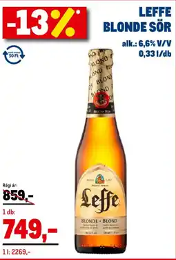Metro Leffe Blond sor ajánlat
