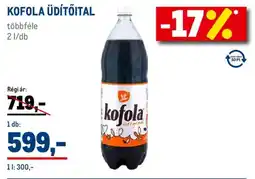 Metro Kofola üdítőital ajánlat