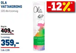 Metro Ola vattakorong ajánlat