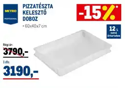Metro Metro Professional Pizzatészta kelesztő doboz ajánlat