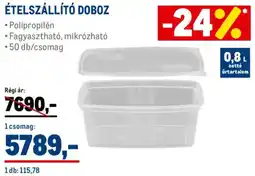 Metro Ételszállító doboz ajánlat