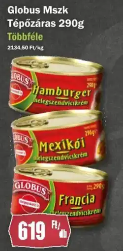 FullDiszkont Globus Mszk Tépőzáras ajánlat