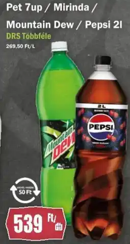 FullDiszkont Pet 7up / Mirinda/ Mountain Dew / Pepsi ajánlat