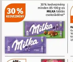 Müller MILKA táblás csokoládé ajánlat