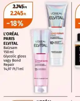 Müller L'ORÉAL PARIS ELVITAL Balzsam ajánlat