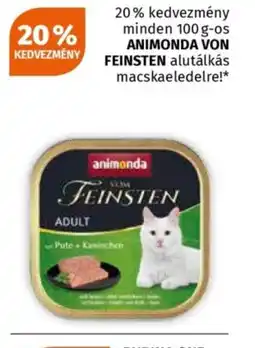 Müller ANIMONDA VON FEINSTEN macskaeledel ajánlat