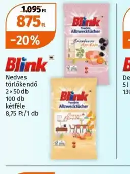 Müller Blink Nedves törlőkendő ajánlat