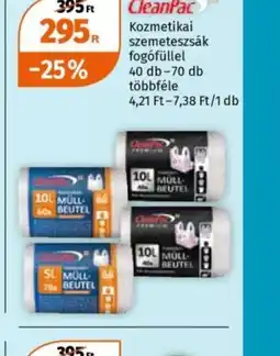 Müller CleanPac Kozmetikai szemeteszsák ajánlat