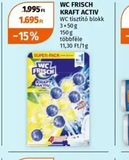 Müller WC FRISCH KRAFT ACTIV blokk ajánlat