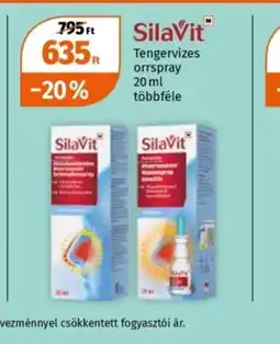 Müller SilaVit Tengerizes orrspray ajánlat