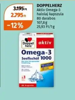 Müller DOPPELHERZ Aktiv Omega-3 kapszula ajánlat