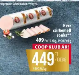 Coop HERZ CSIRKEMELL SONKA ajánlat
