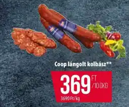 Coop Coop lángolt kolbász ajánlat