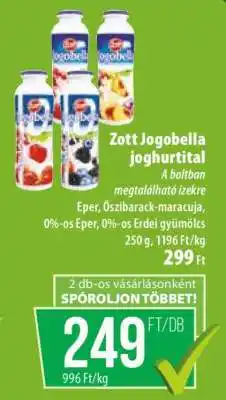 Coop Zott Jogobella joghurtital ajánlat