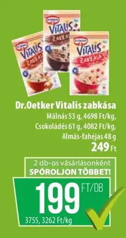 Coop DR OETKER Vitalis zabkása ajánlat