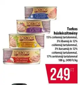 Coop Torkos húskészítmény ajánlat