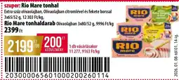 Coop RIO MARE TONHAL ajánlat