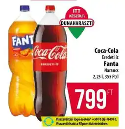 Coop Coca-Cola Eredeti íz / Fanta Narancs ajánlat