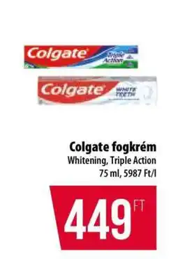 Coop Colgate fogkrém ajánlat