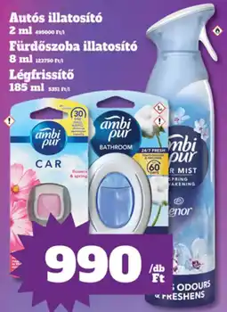 Vil-For Autós illatosító / Fürdőszoba illatosító / Légfrissítő ajánlat