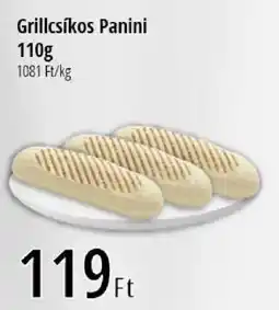 Real Grillcsíkos Panini ajánlat
